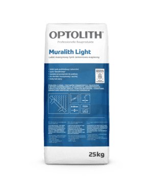 Lekki maszynowy tynk cementowo-wapienny- Muralith Light