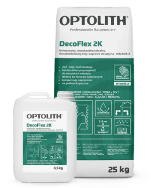 Wysokoelastyczna, dwuskładnikowa zaprawa klejowa i izolacyjna- DecoFlex 2K
